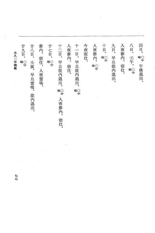 『大日本史料』 3編 16 永久2年12月～永久3年11月 p.77