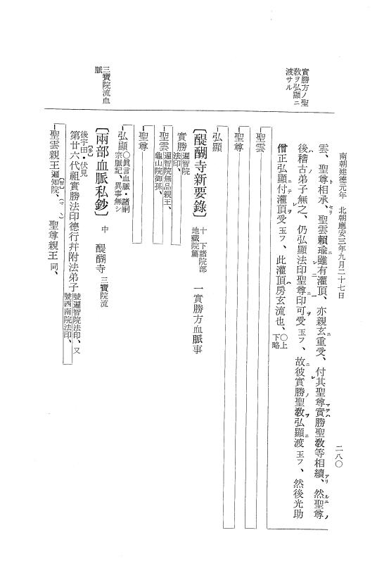 『大日本史料』 6編 32 応安3年3月～応安3年12月 p.280