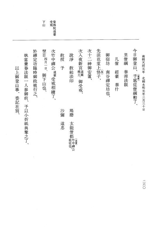 『大日本史料』 6編 43 永和元年正月～永和元年5月 p.260