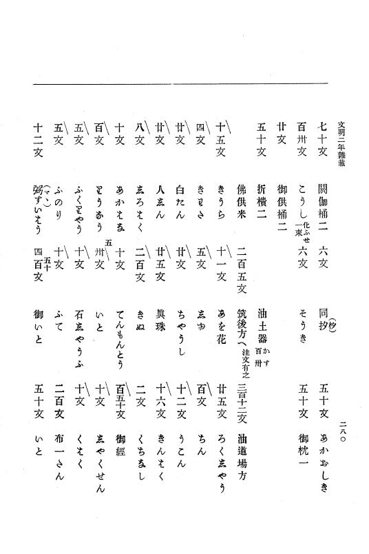 『大日本史料』 8編 4 文明2年雑載～同3年11月 p.280