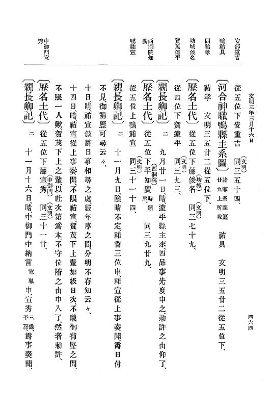 『大日本史料』 8編 4 文明2年雑載～同3年11月 p.464