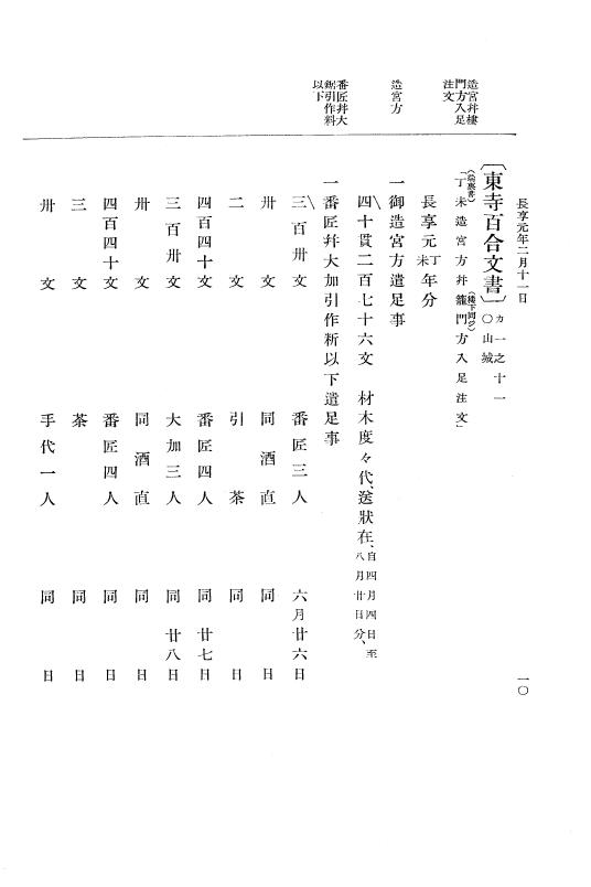 『大日本史料』 8編 20 長享元年2月～同年11月 p.10