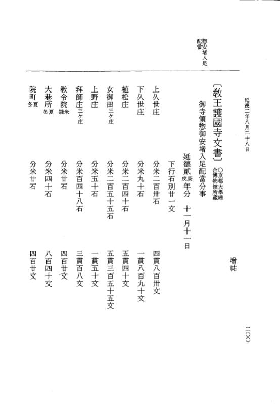 『大日本史料』 8編 38 延徳2年8月～同年閏8月 p.200
