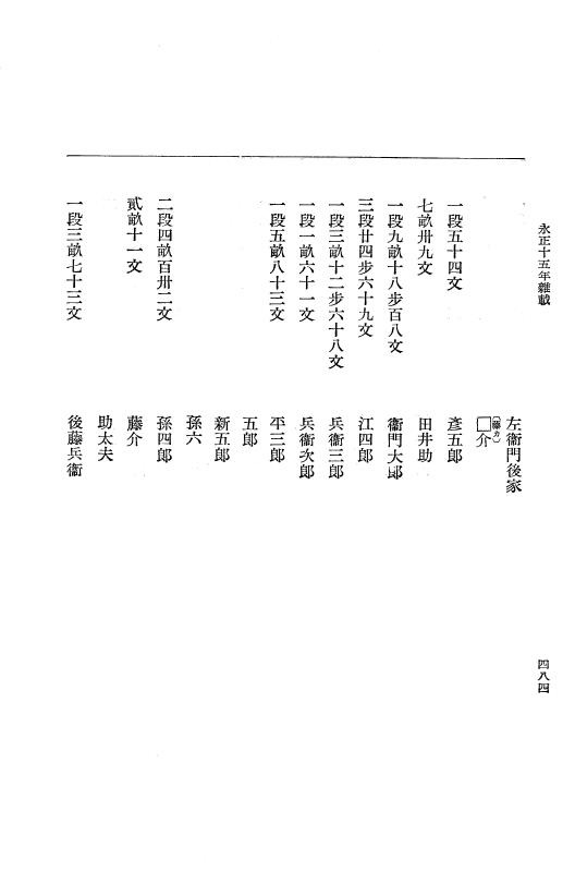 『大日本史料』 9編 8 永正15年6月－永正15年雑載 p.484