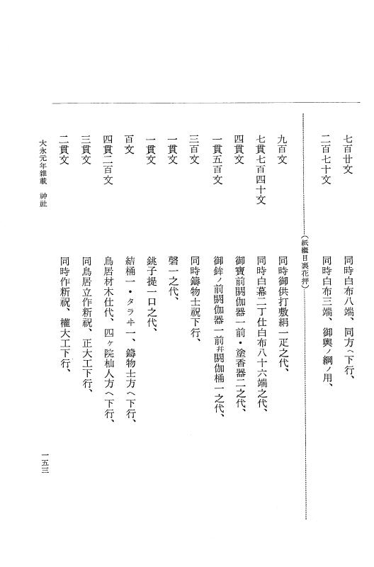 『大日本史料』 9編 14 大永元年是歳－大永元年雑載 p.153