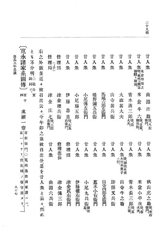『大日本史料』 12編 1 慶長八年二月～同九年二月 p.807