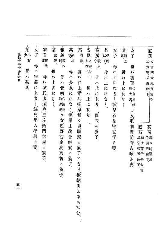 『大日本史料』 12編 5 慶長十二年八月～同十三年十二月 p.53