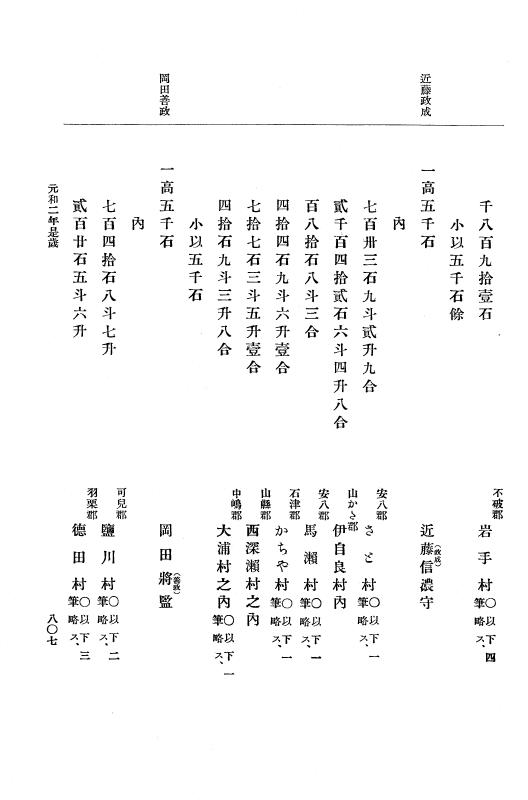 『大日本史料』 12編 25 元和二年五月～同年是歳 p.807