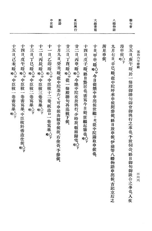 『大日本史料』 12編 35 元和六年是歳～元和六年雑載 p.366