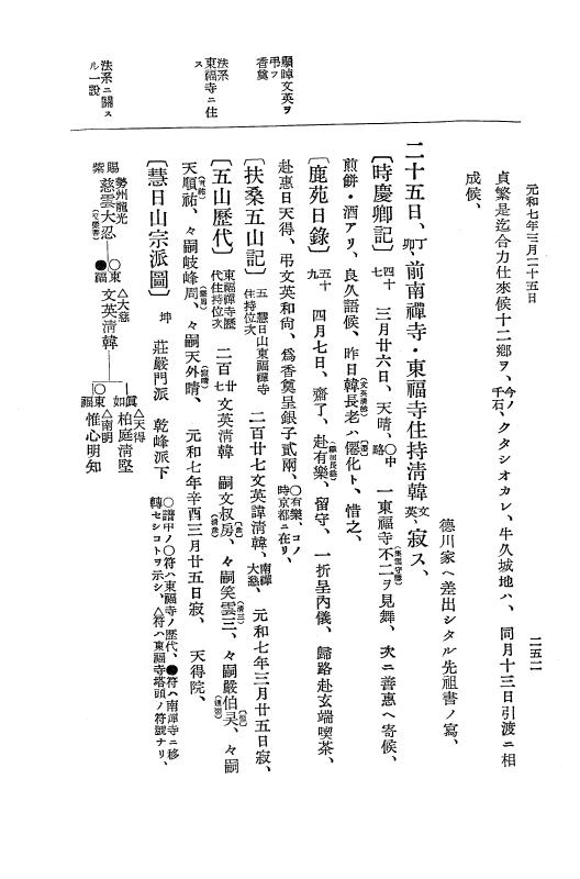 『大日本史料』 12編 37 元和七年正月～同年六月 p.252