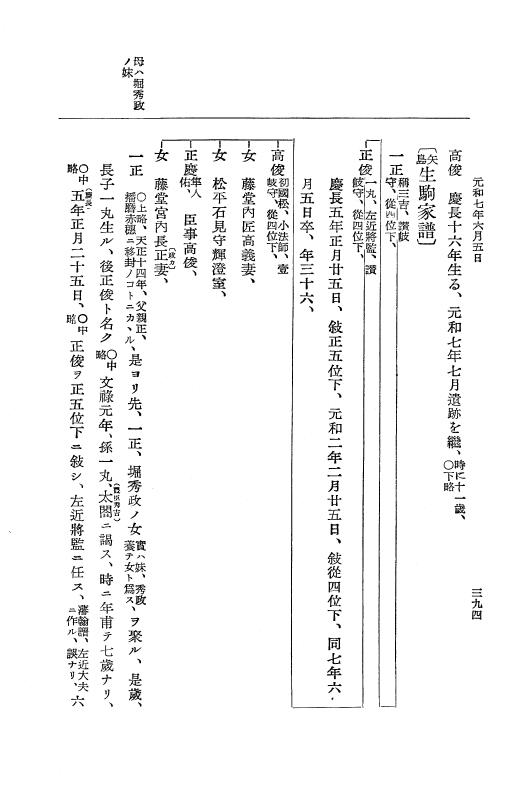 『大日本史料』 12編 37 元和七年正月～同年六月 p.394