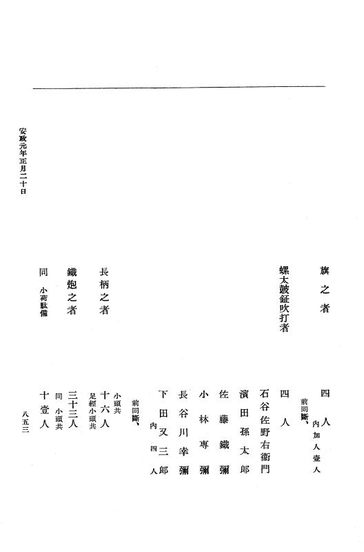 『大日本維新史料 編年之部』 2編 1 安政1年1月～同年1月20日 p.853
