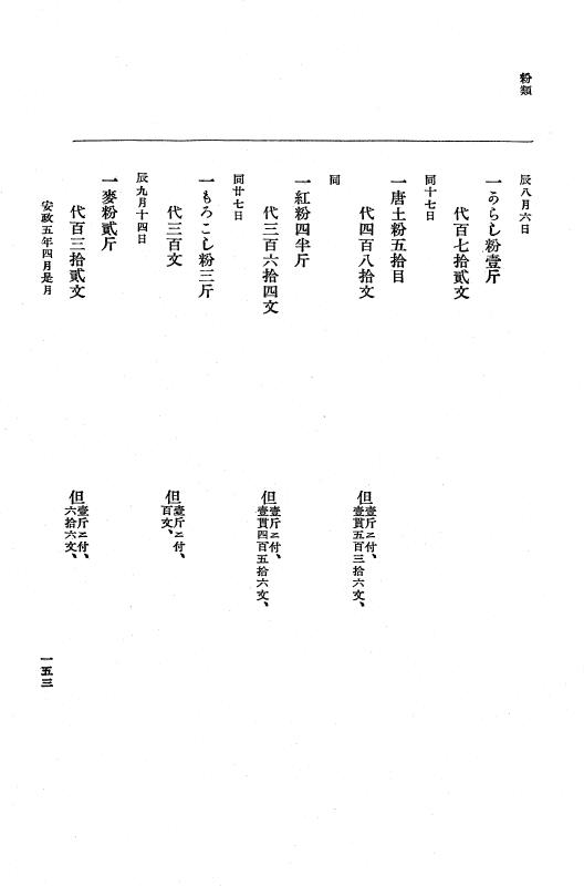 『大日本維新史料 編年之部』 3編 6 安政5年4月26日～5月10日 p.153