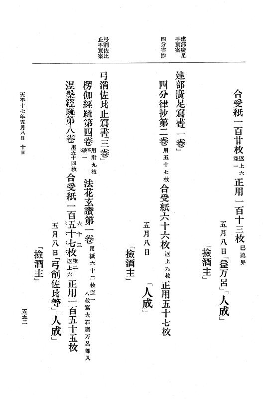 『大日本古文書』 編年文書 8 （追加二）天平１４年～同１７年 p.553