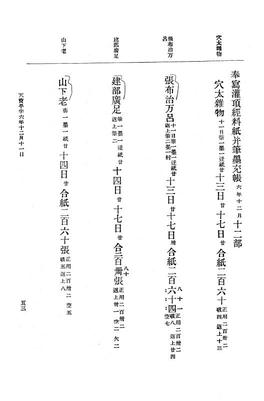 『大日本古文書』 編年文書 16 （追加十）天平宝字６年９月～同８年 p.53