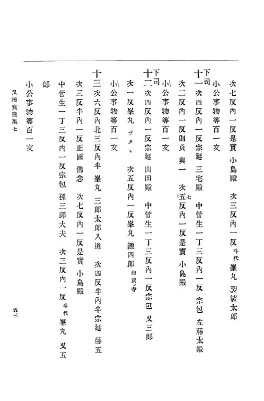 『大日本古文書』 高野山文書 4 高野山文書之四 p.53