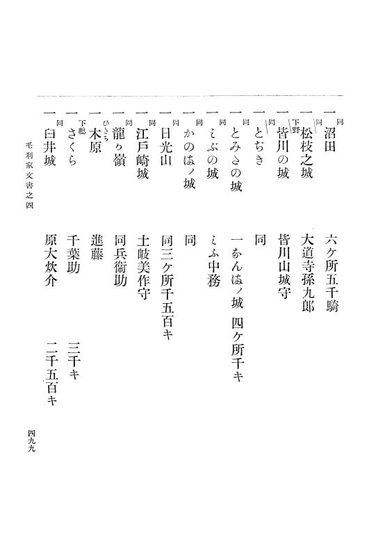 『大日本古文書』 毛利家文書 4 毛利家文書之四 p.499