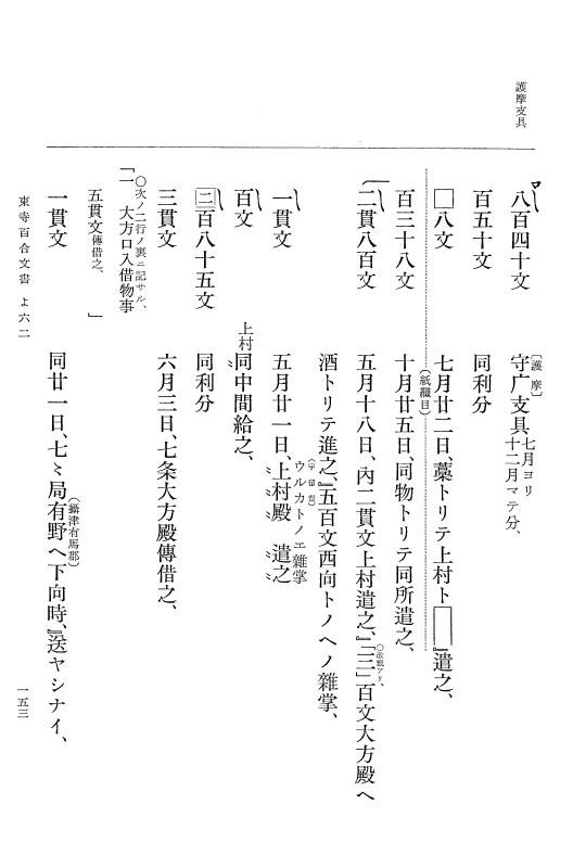 『大日本古文書』 東寺文書 11 東寺文書之十一 p.153
