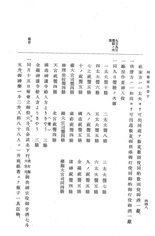 『大日本古文書』 阿蘇文書 2 阿蘇文書之二（阿蘇家文書下） p.448
