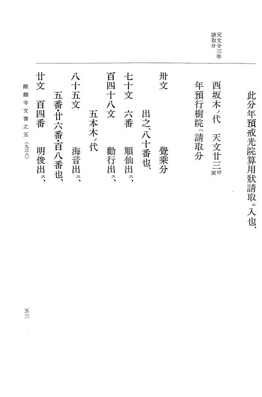 『大日本古文書』 醍醐寺文書 5 醍醐寺文書之五 p.53
