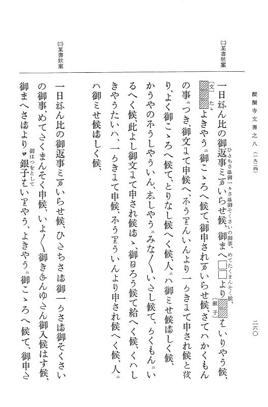 『大日本古文書』 醍醐寺文書 8 醍醐寺文書之八 p.260