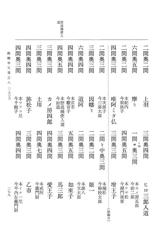 『大日本古文書』 醍醐寺文書 8 醍醐寺文書之八 p.279