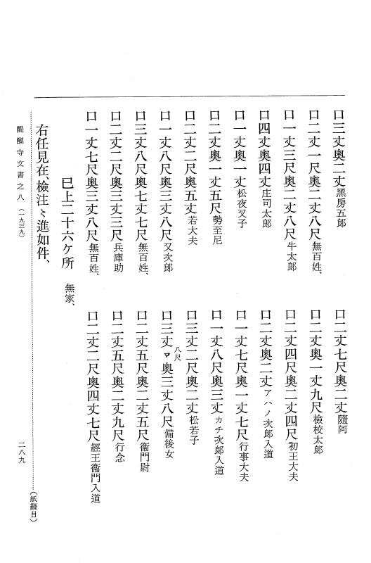 『大日本古文書』 醍醐寺文書 8 醍醐寺文書之八 p.289