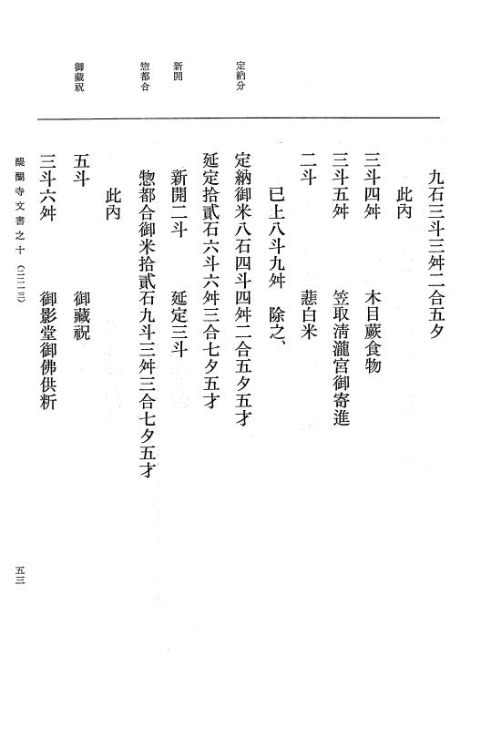 『大日本古文書』 醍醐寺文書 10 醍醐寺文書之十 p.53