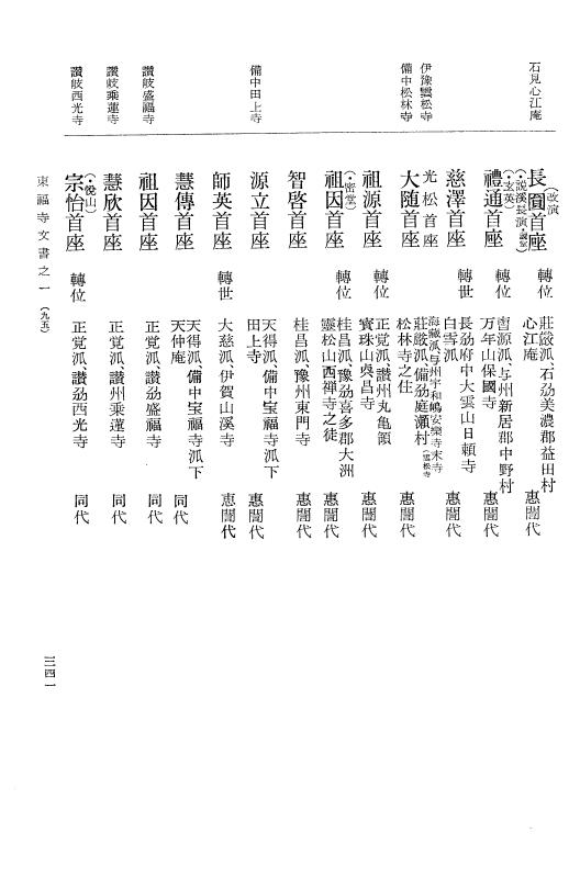 『大日本古文書』 東福寺文書 1 東福寺文書之一 p.341
