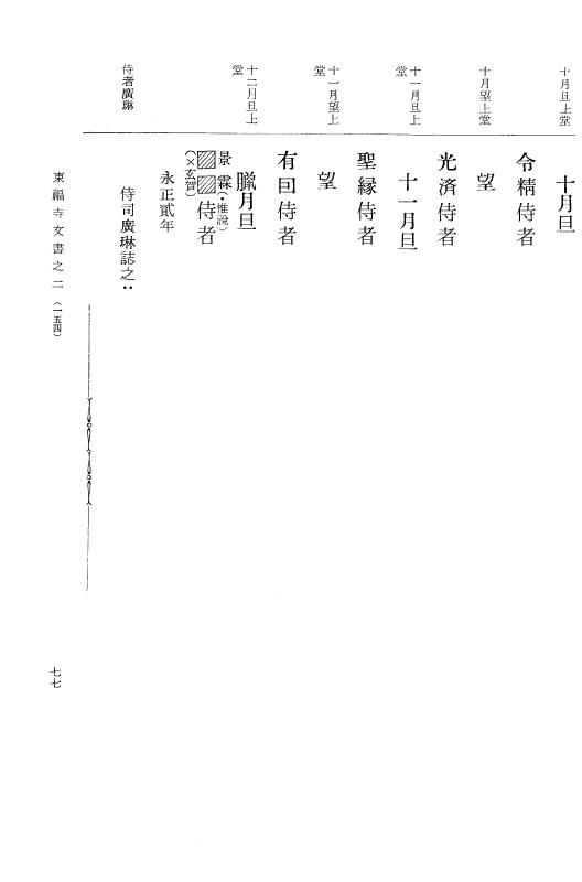 『大日本古文書』 東福寺文書 2 東福寺文書之二 p.77