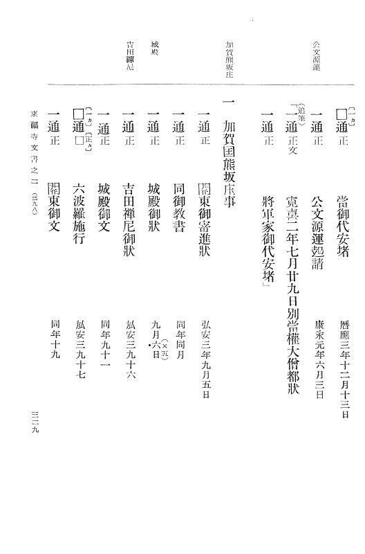 『大日本古文書』 東福寺文書 2 東福寺文書之二 p.329