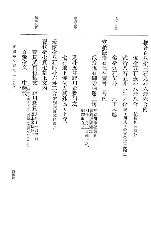 『大日本古文書』 東福寺文書 2 東福寺文書之二 p.455