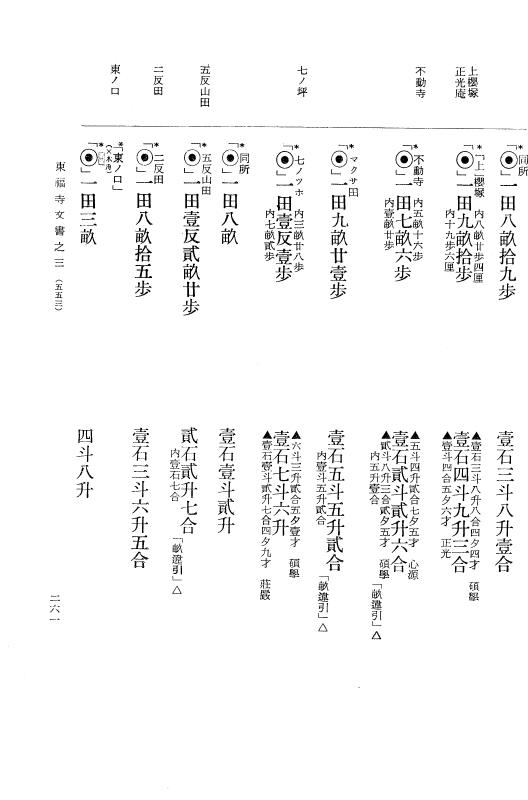 『大日本古文書』 東福寺文書 3 東福寺文書之三 p.261