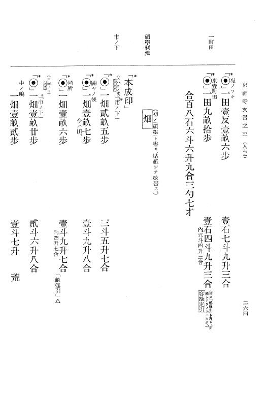 『大日本古文書』 東福寺文書 3 東福寺文書之三 p.264