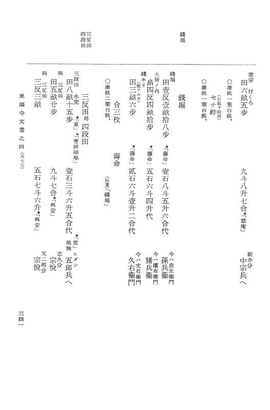 『大日本古文書』 東福寺文書 4 東福寺文書之四 p.341