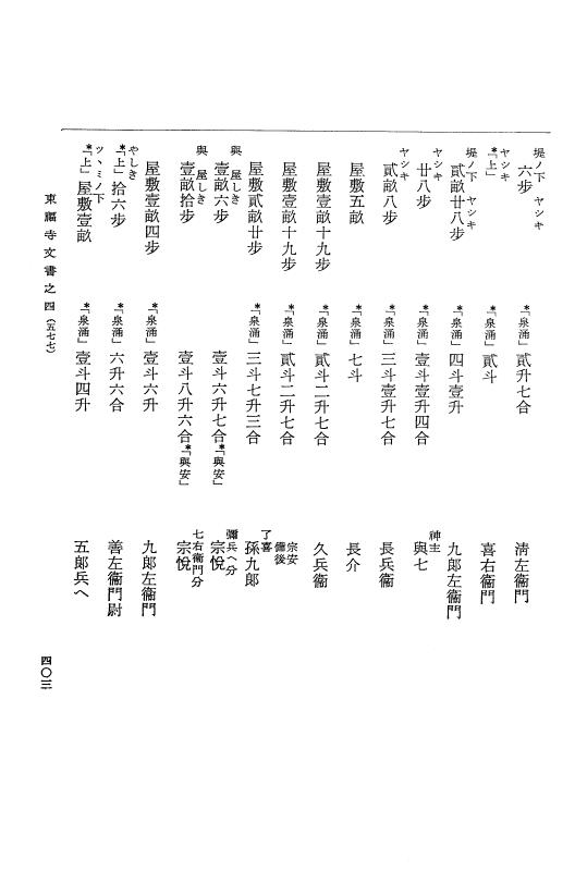 『大日本古文書』 東福寺文書 4 東福寺文書之四 p.403