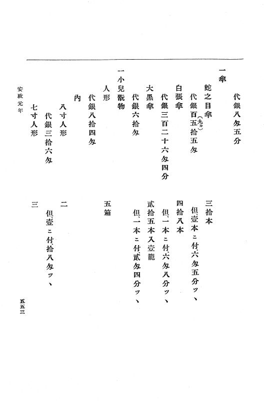 『大日本古文書』 幕末外国関係文書 8 安政元年10月～同年12月 p.553