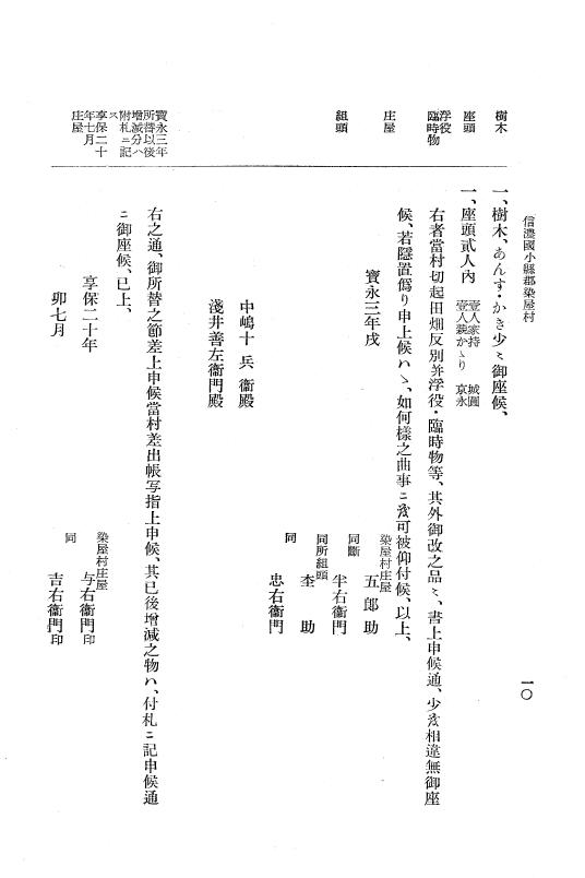 『大日本近世史料』 上田藩村明細帳 3 p.10