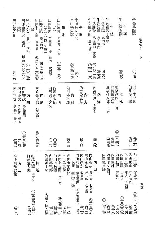 『大日本近世史料』 柳営補任 7 索引　上 p.53