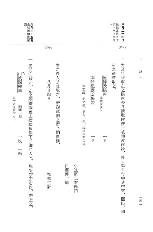 『大日本近世史料』 幕府書物方日記 4 享保７年～同８年 p.142