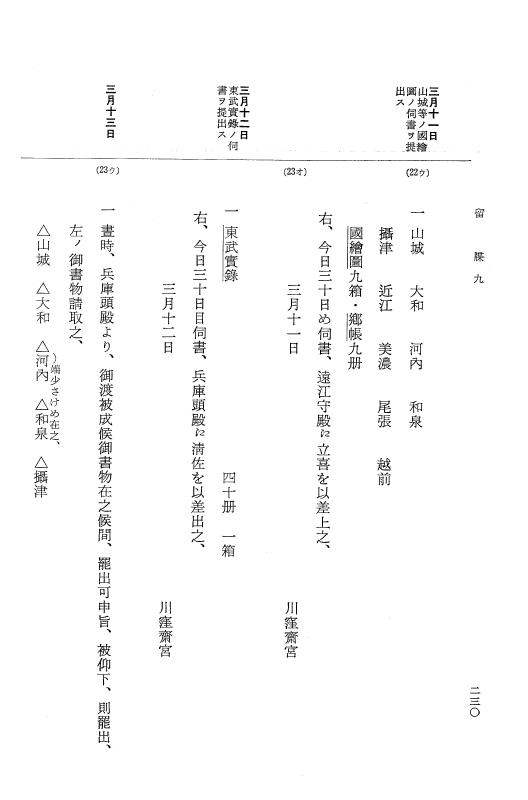 『大日本近世史料』 幕府書物方日記 4 享保７年～同８年 p.230