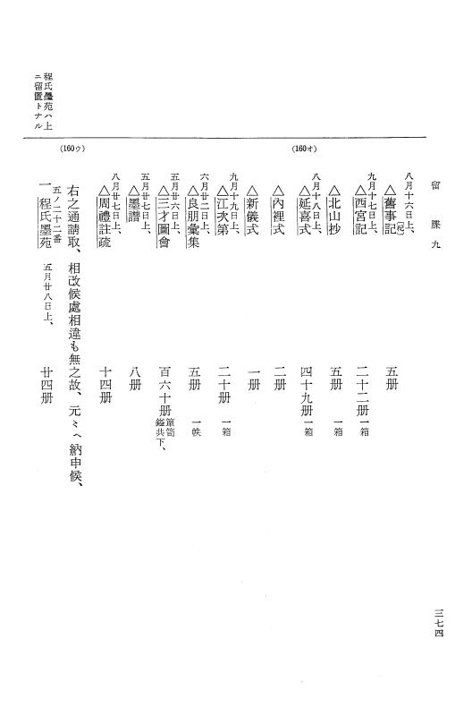 『大日本近世史料』 幕府書物方日記 4 享保７年～同８年 p.374