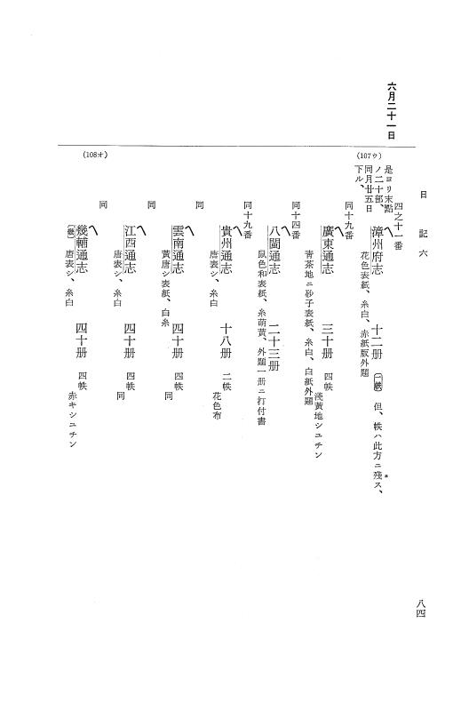 『大日本近世史料』 幕府書物方日記 7 享保１３年・附御書物方年譜覚書 p.84
