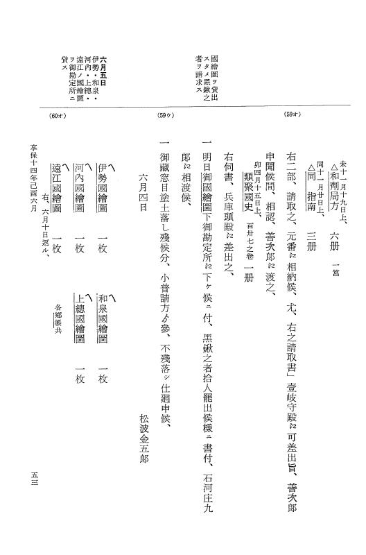 『大日本近世史料』 幕府書物方日記 8 享保１４年 p.53