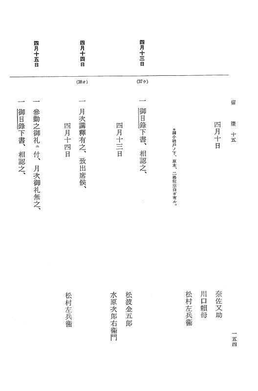 『大日本近世史料』 幕府書物方日記 9 享保１６年 p.153