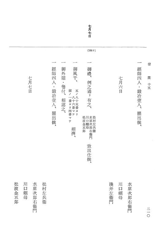 『大日本近世史料』 幕府書物方日記 9 享保１６年 p.209