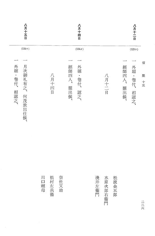 『大日本近世史料』 幕府書物方日記 9 享保１６年 p.225