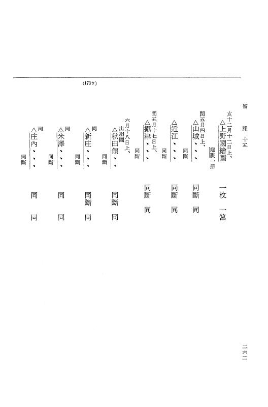 『大日本近世史料』 幕府書物方日記 9 享保１６年 p.261