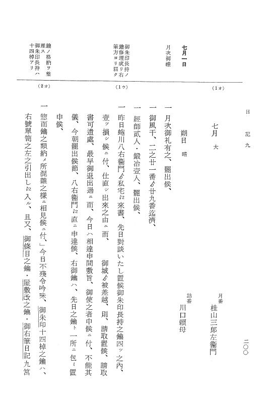 『大日本近世史料』 幕府書物方日記 11 享保２０年 p.200