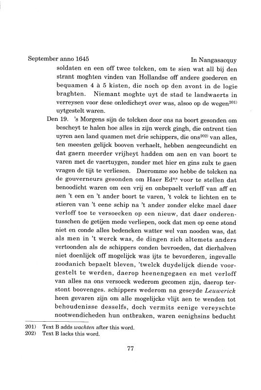 『日本関係海外史料』 オランダ商館長日記 22 原9  1644年10月-1646年09月 p.77